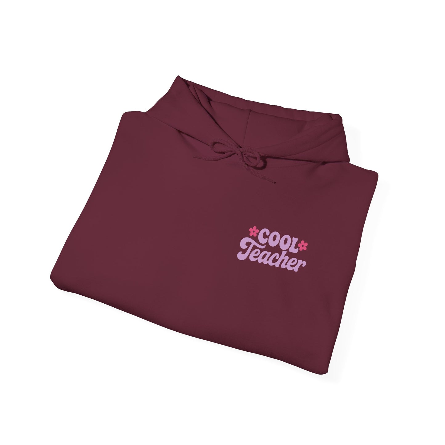 Cool Teacher Hooded Sweatshirt, Teacher Gift, Unisex Hoodie, Classroom Apparel, Back to School, Teacher Appreciation