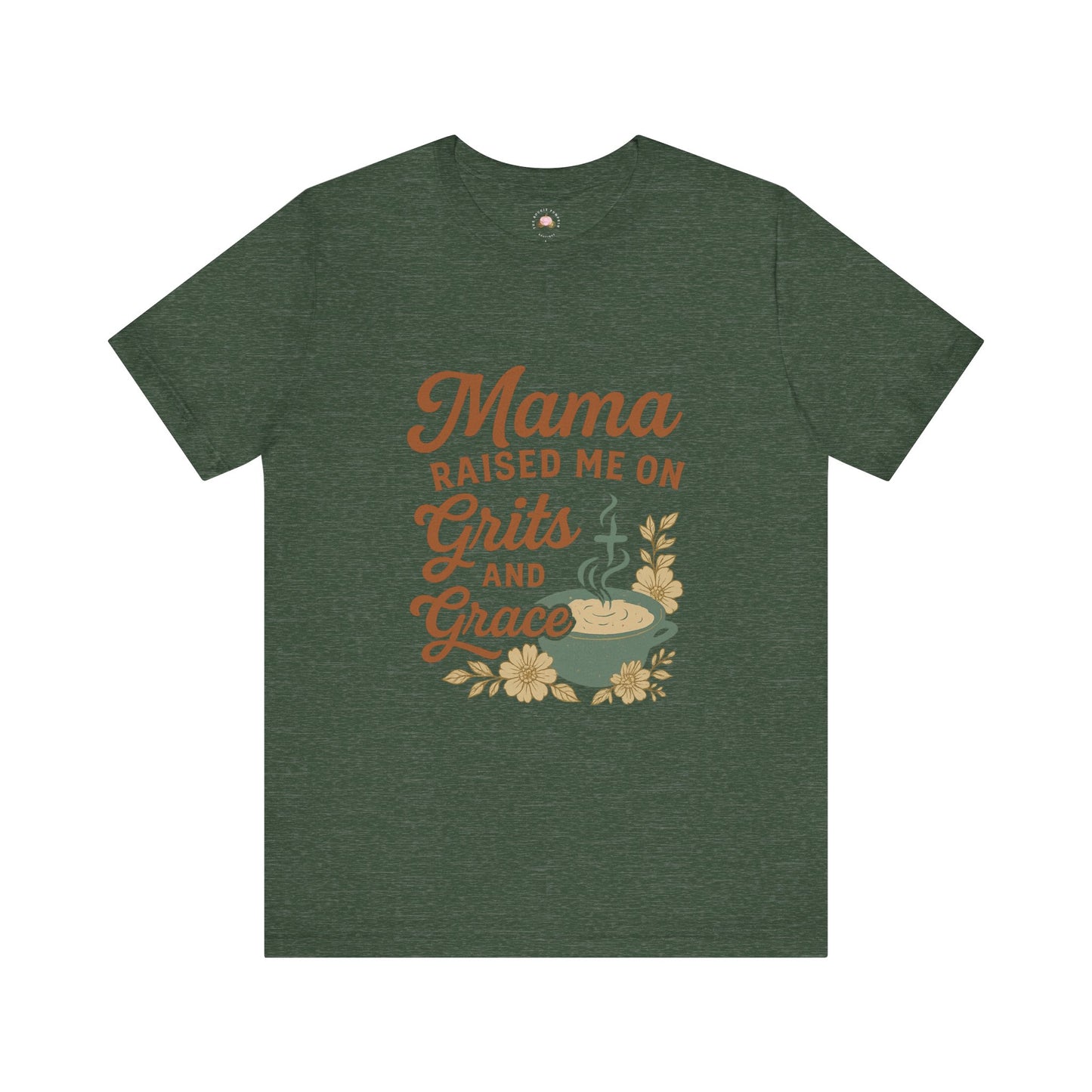 Mama Raised Me on Grits and Grace | Faith & Southern Mama Shirt – Bougie Pumpkin Boutique - The Bougie Pumpkin Boutique