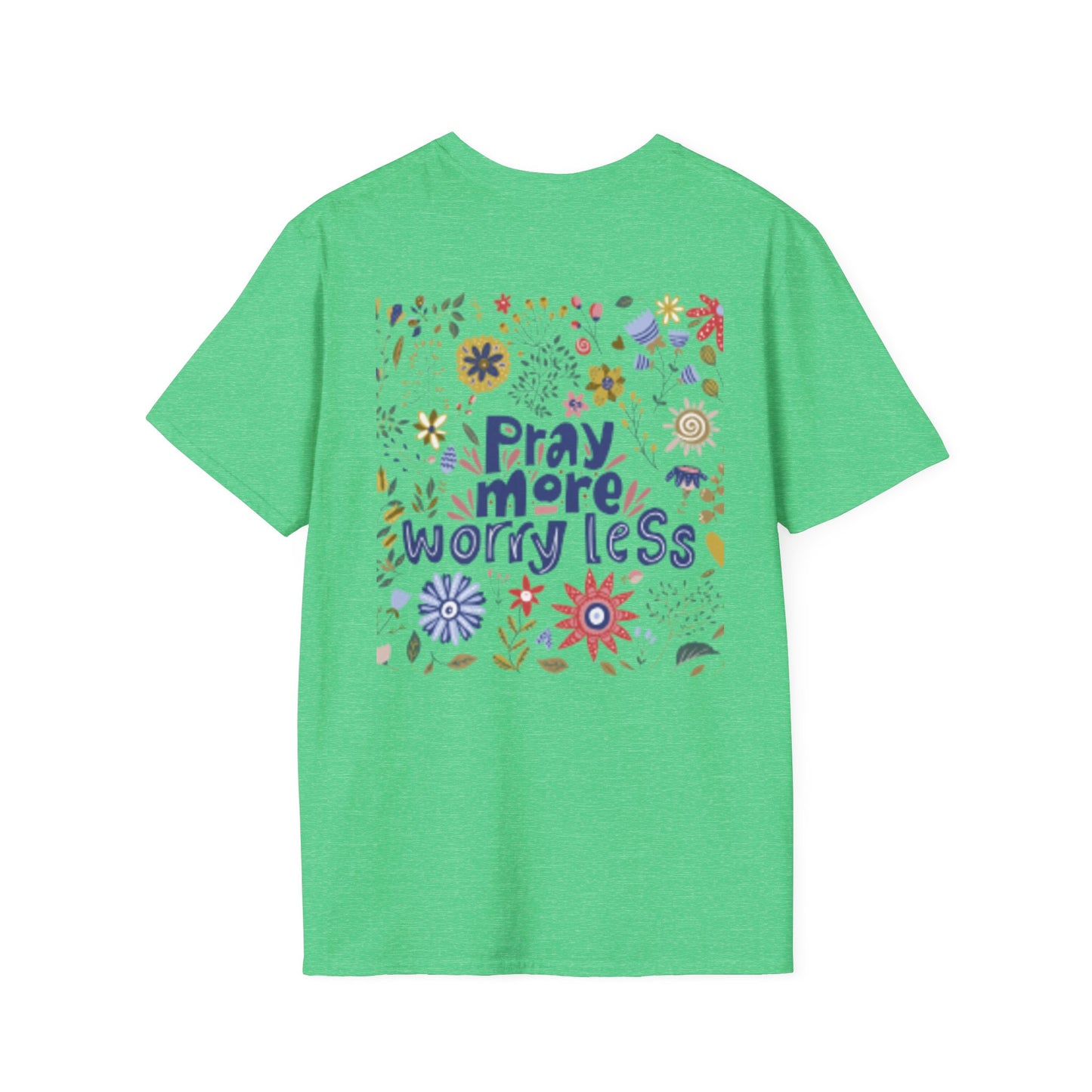 Pray More Worry Less Christian T-Shirt