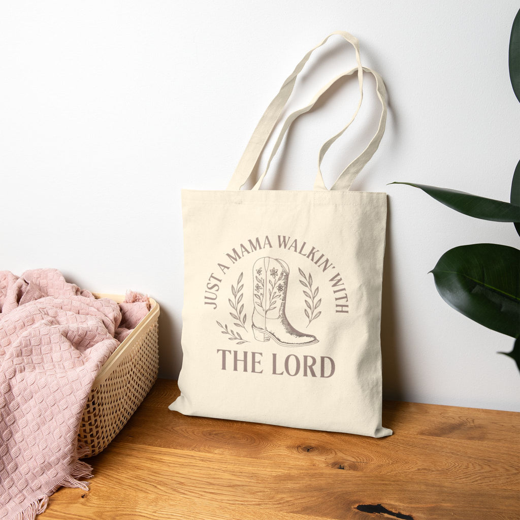 Faith-Inspiring Canvas Tote, Eco-Friendly Shopping Bag, Christian Gift, Minimalist Tote, Bible Verse Bag, Everyday Carryall