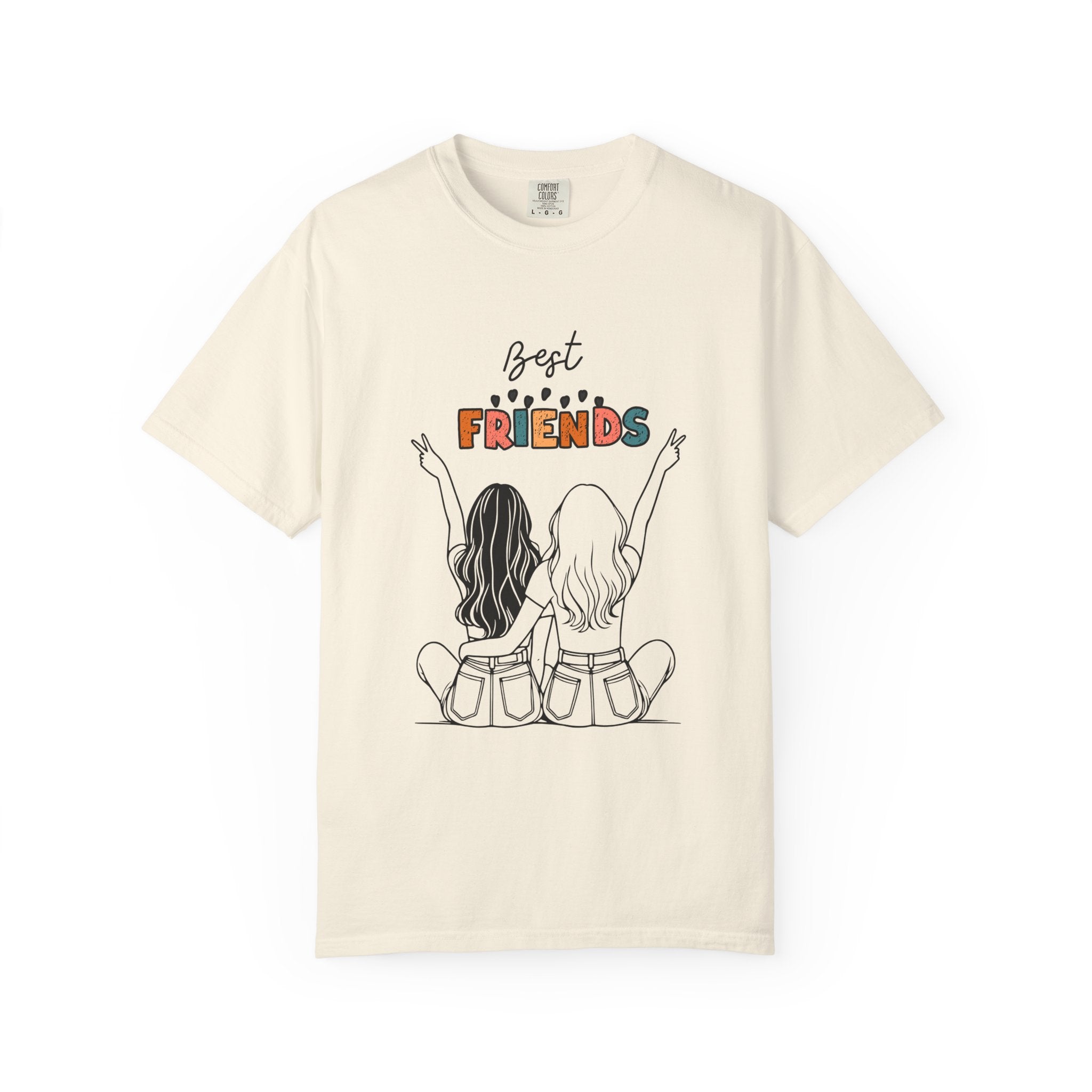 Best Friends T-shirt, Unisex Graphic Tee, Casual Friendship Shirt, Gift for Besties, Matching Outfits