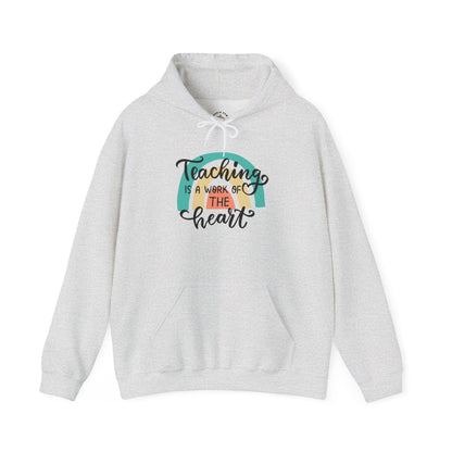 Teacher Appreciation Unisex Hoodie - Teaching Is a Work of Art, Fun Classroom Apparel