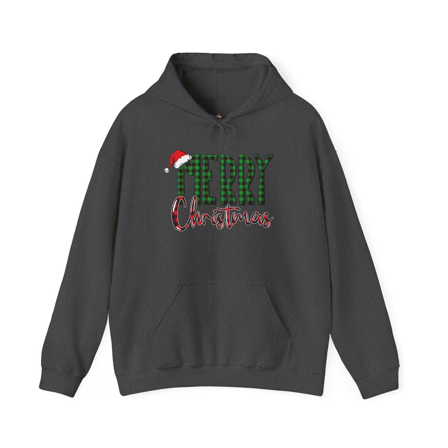 Merry Christmas Hooded Sweatshirt, Festive Holiday Apparel, Winter Warmth, Cozy Gift, Unisex Christmas Sweater, Seasonal Comfort