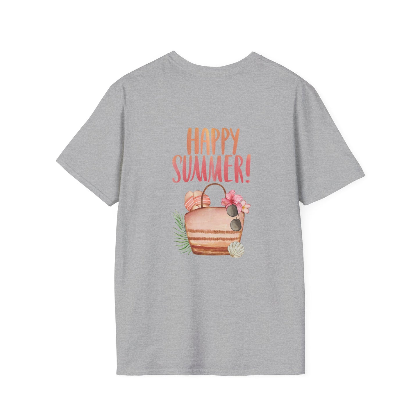 Happy Summer Unisex T-Shirt - Vacation Shirt and Beachwear