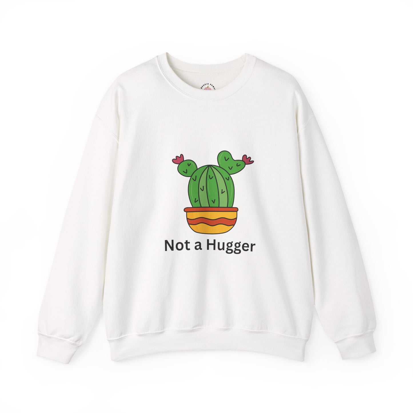 Cactus Not a Hugger Sweatshirt, Cute Sweatshirt, Funny Gift, Unisex Crewneck, Plant Lovers, Casual Wear, Birthday Gift