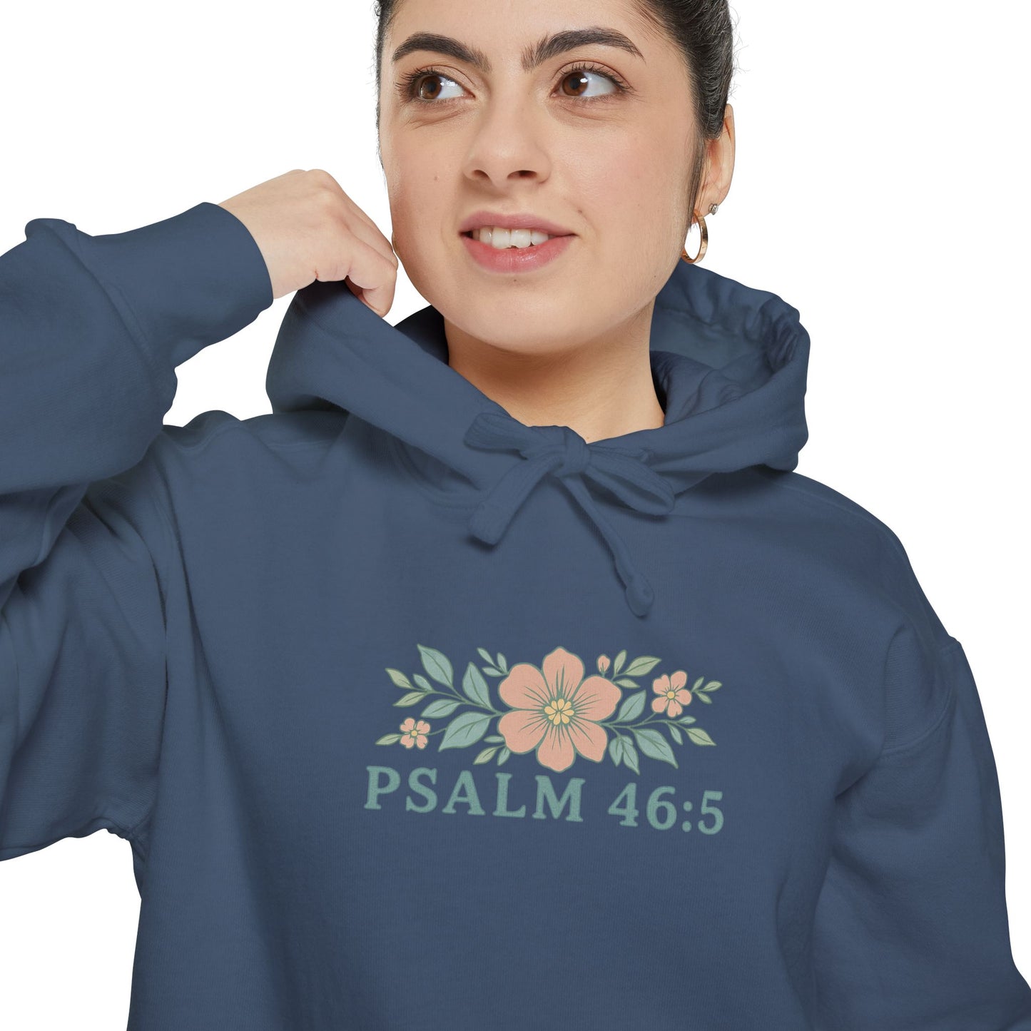 God Is Within Her, She Will Not Fall Hoodie | Psalm 46:5 Faith Hoodie – Bougie Pumpkin Boutique - The Bougie Pumpkin Boutique