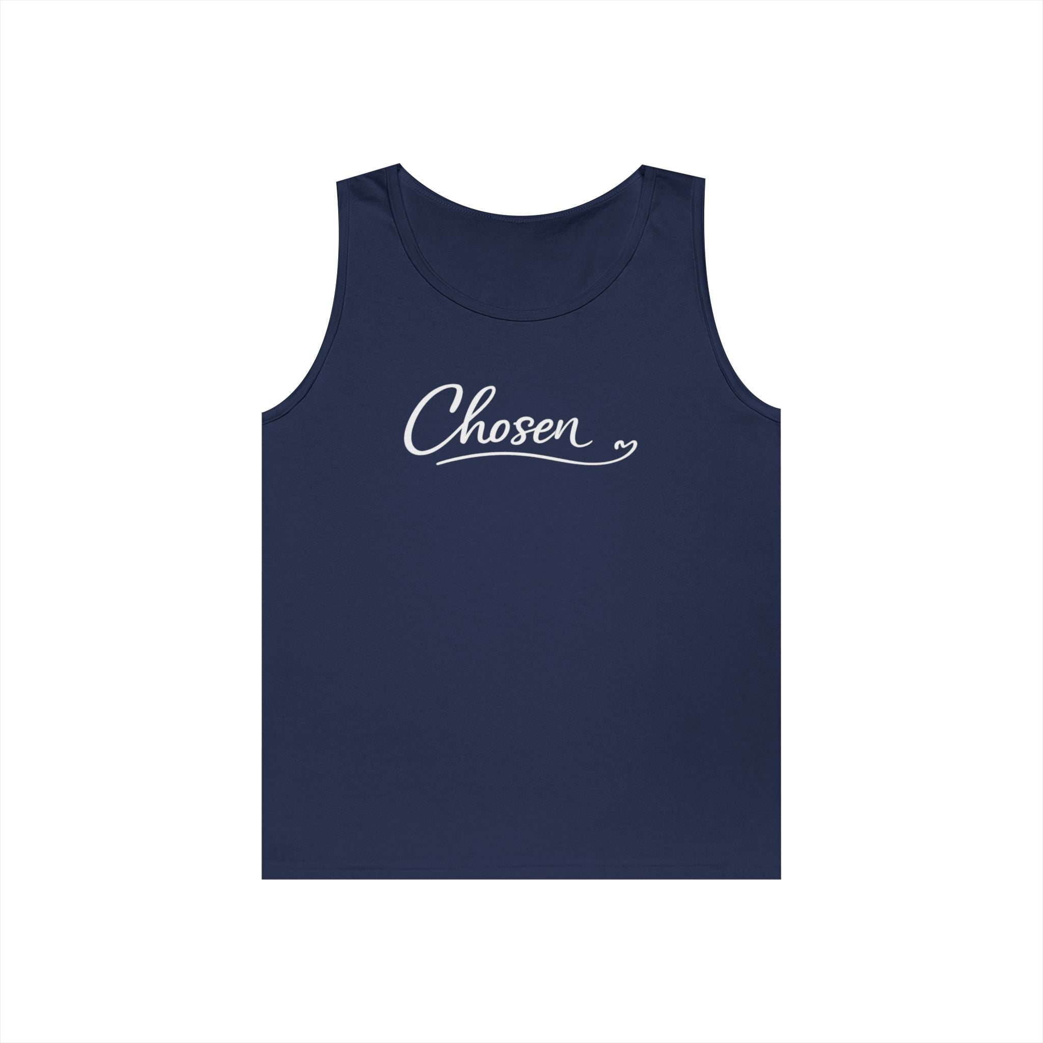 Chosen Script Tank Top — Inspirational 'Chosen' Graphic Tank