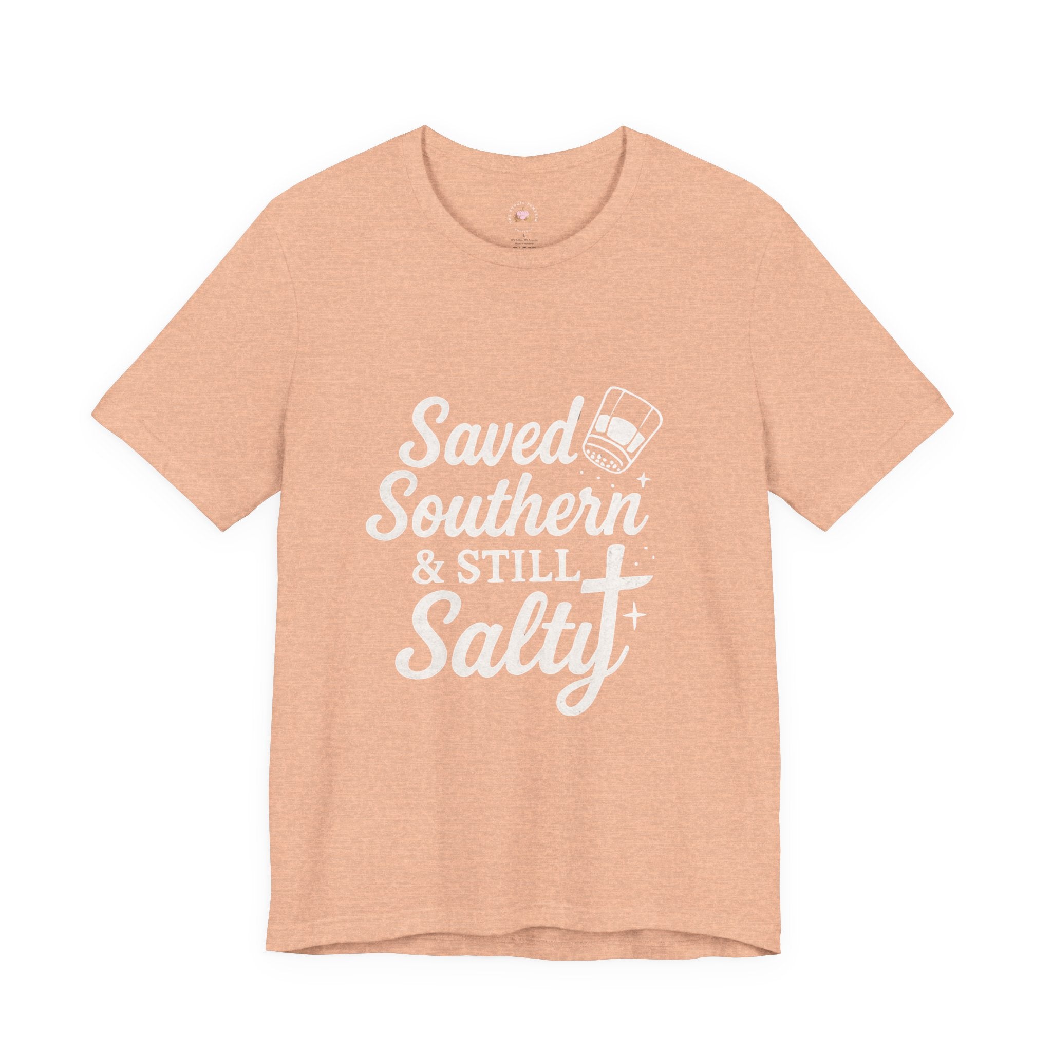 Saved, Southern & Still Salty T-Shirt | Faith & Sass Graphic Tee – The Bougie Pumpkin Boutique