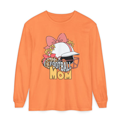 Football Mom Long Sleeve T-Shirt | Gift for Mothers, Sports Apparel, Casual Wear, Game Day Outfit, Fall Fashion