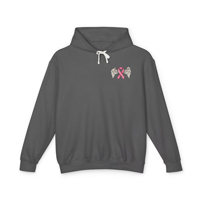 In Loving Memory Lightweight Hoodie, Memorial Hoodie, Breast Cancer Awareness Sweatshirt, Gift for Loved Ones, Fundraiser Apparel
