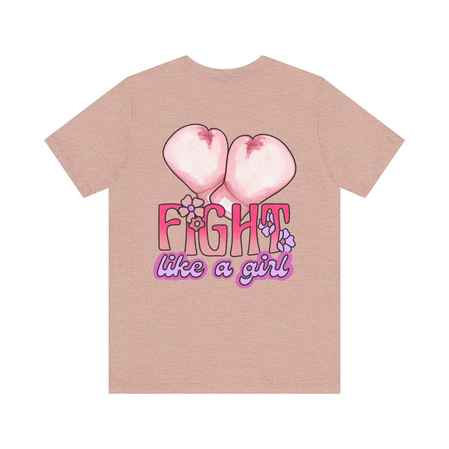 Empowerment Tee: Fight Like a Girl Unisex Jersey Short Sleeve T-Shirt, Awareness Shirt, Cancer Support Apparel, Gift for Fighters, [...]