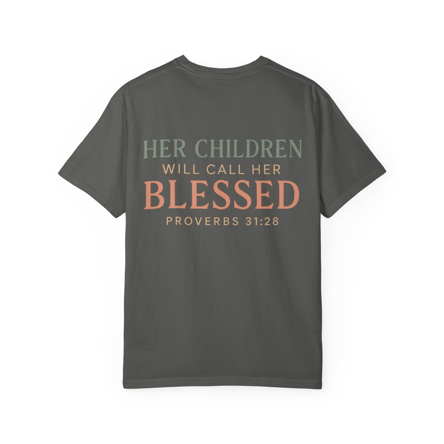 Mama Shirt – Her Children Will Call Her Blessed | Proverbs 31:28 | The Bougie Pumpkin Boutique - The Bougie Pumpkin Boutique