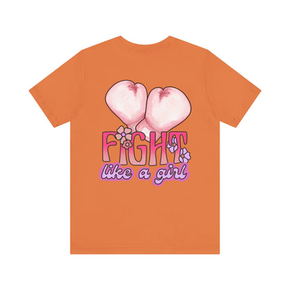 Empowerment Tee: Fight Like a Girl Unisex Jersey Short Sleeve T-Shirt, Awareness Shirt, Cancer Support Apparel, Gift for Fighters, [...]