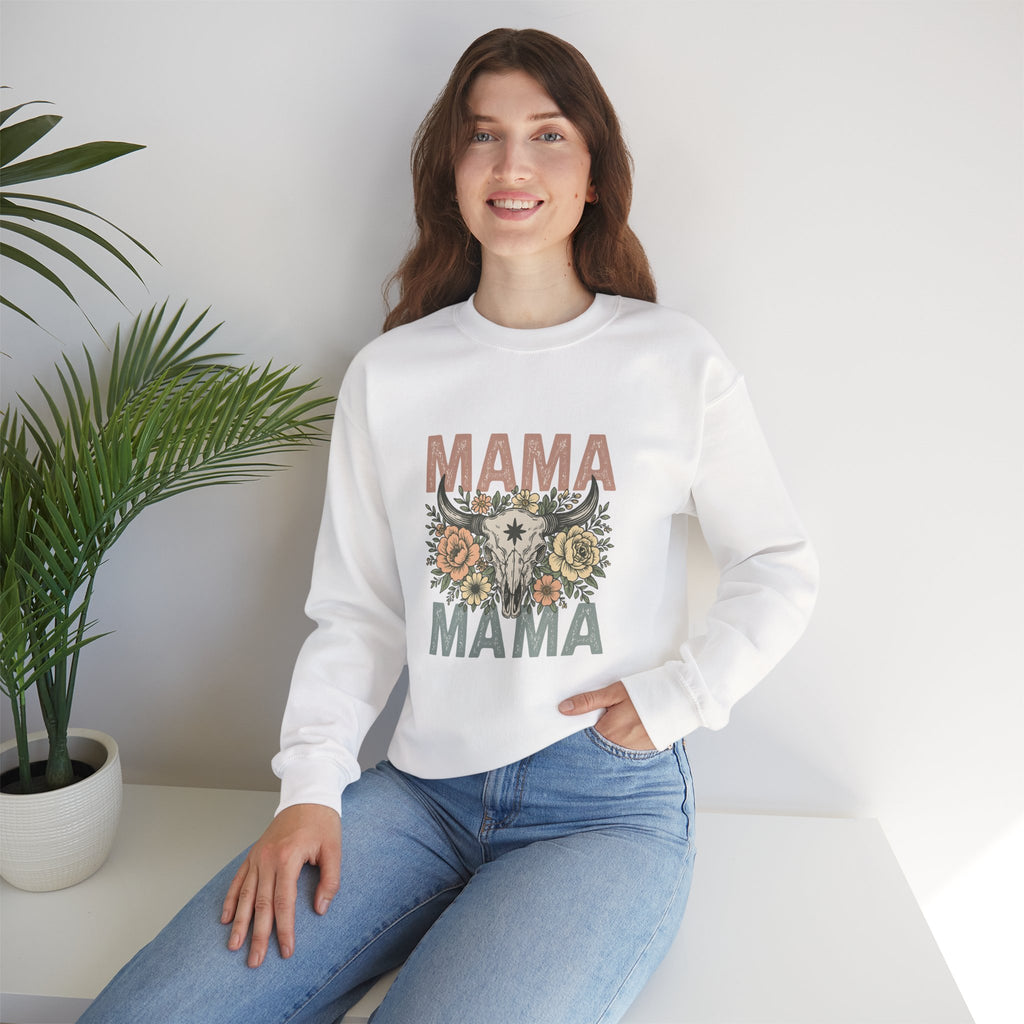 Floral Mama Skull Sweatshirt | Faith, Fashion & Sass – The Bougie Pumpkin Boutique