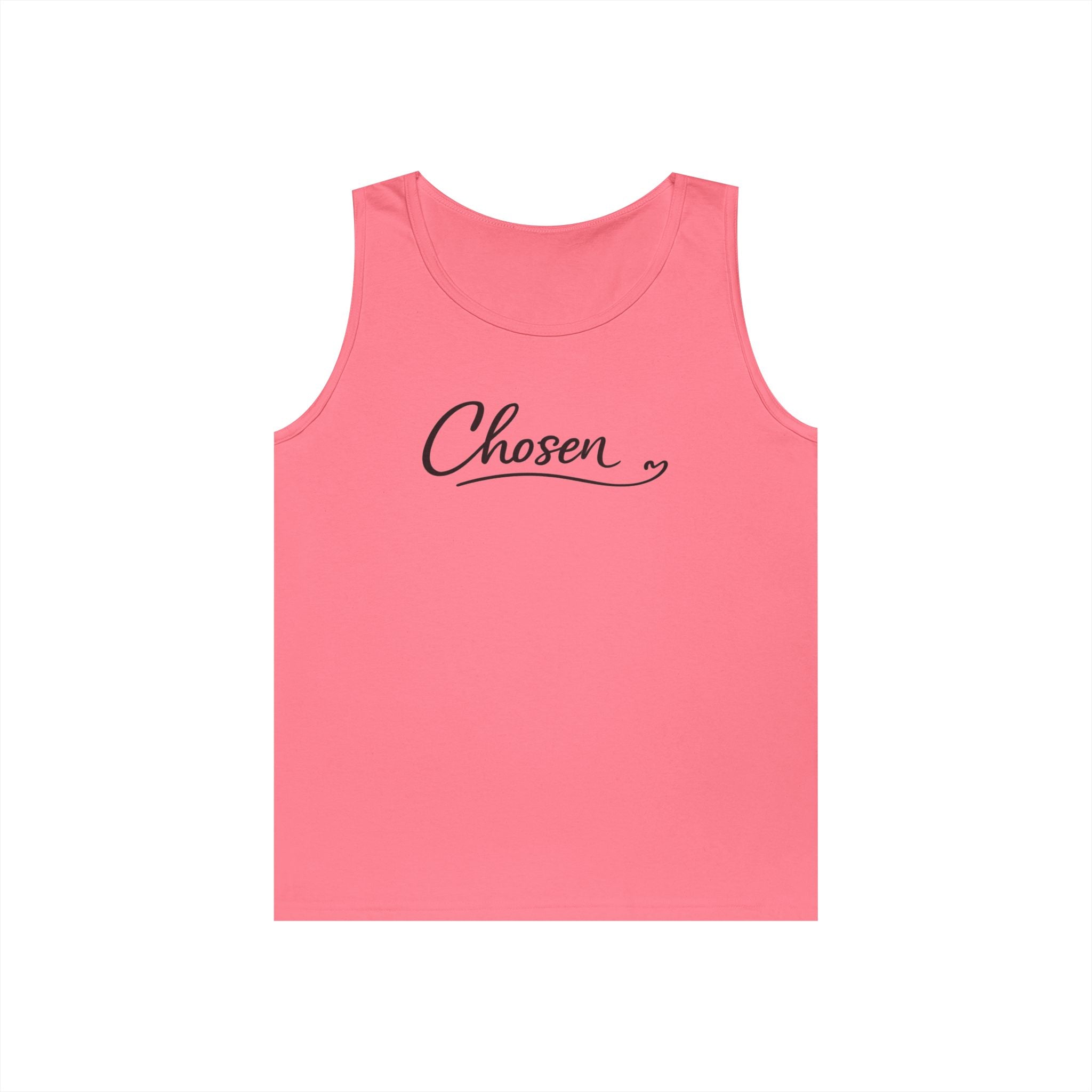 Chosen Script Tank Top — Inspirational 'Chosen' Graphic Tank