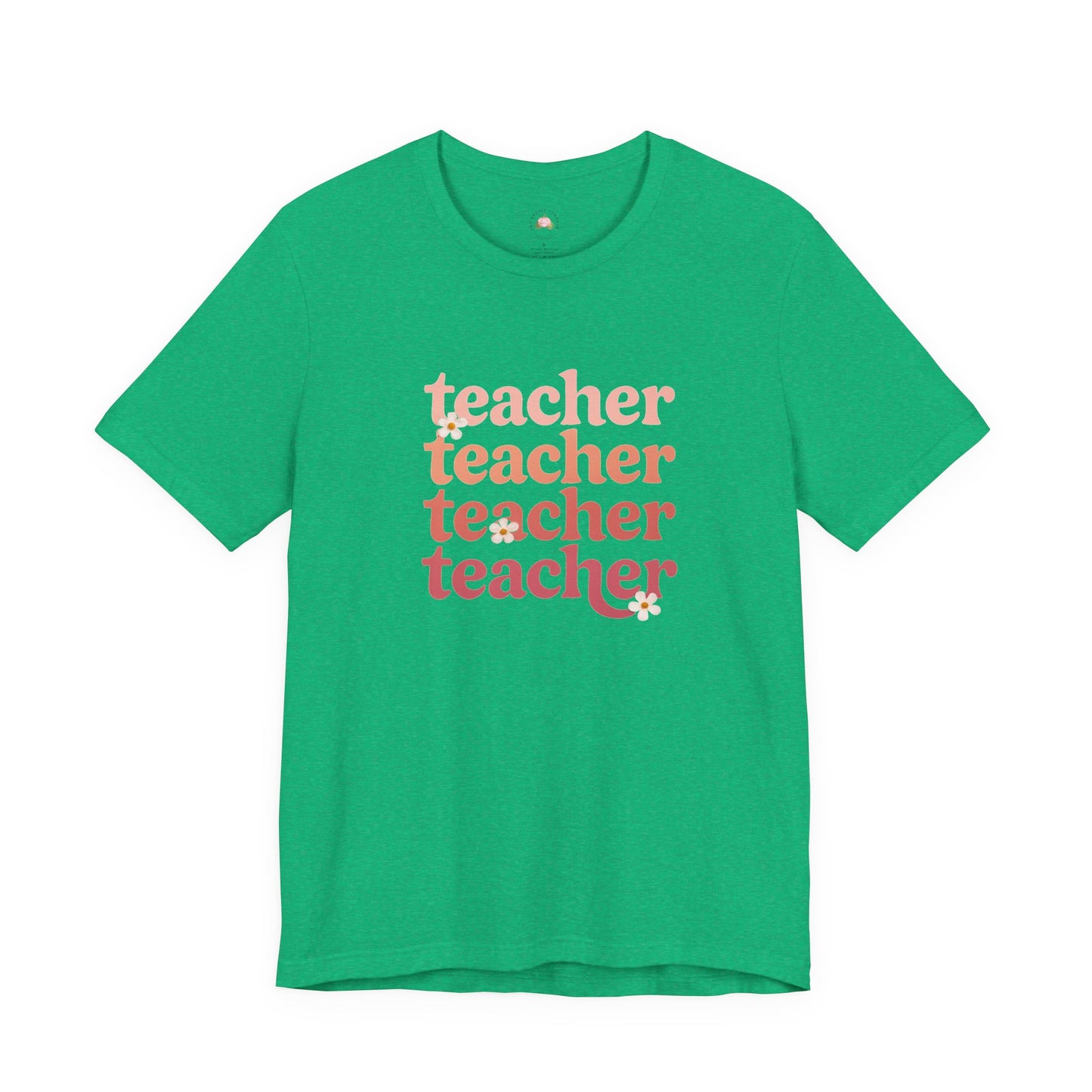 Teacher Vibes Unisex Jersey Tee - Perfect Gift for Educators, Teacher Appreciation, Classroom Style, Graduation Gift, Everyday Wear