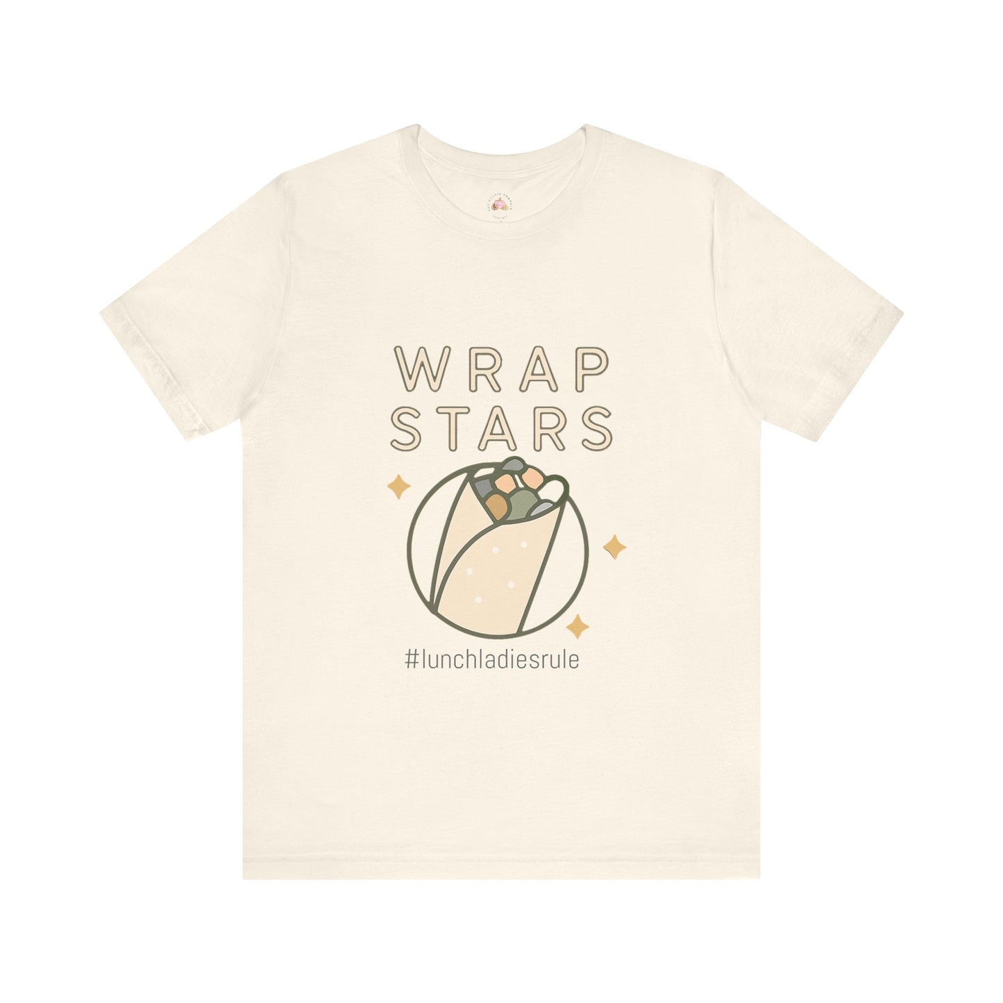 Funny Lunch Lady Unisex Tee - Wrap Stars School Spirit Shirt - The Bougie Pumpkin Boutique