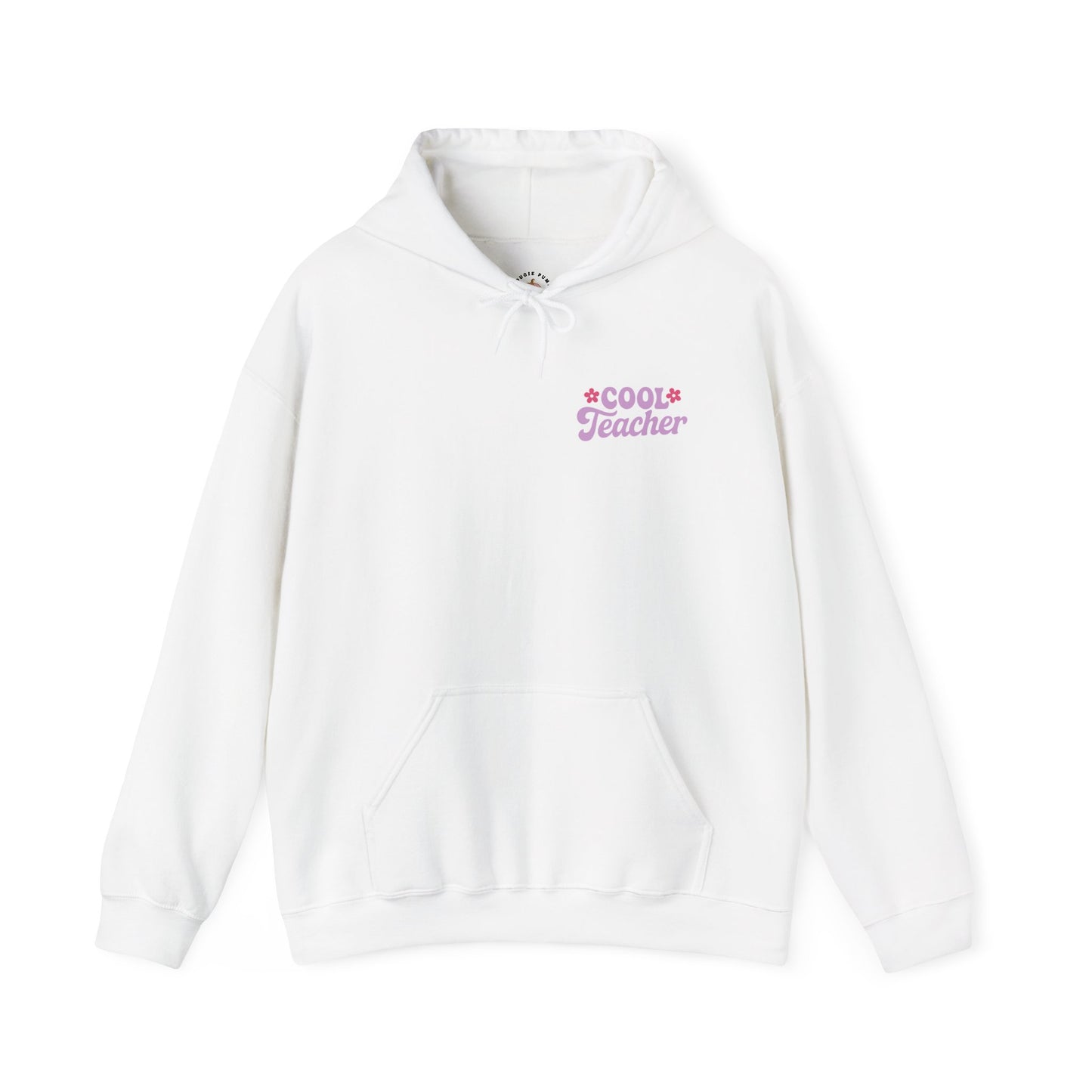 Cool Teacher Hooded Sweatshirt, Teacher Gift, Unisex Hoodie, Classroom Apparel, Back to School, Teacher Appreciation