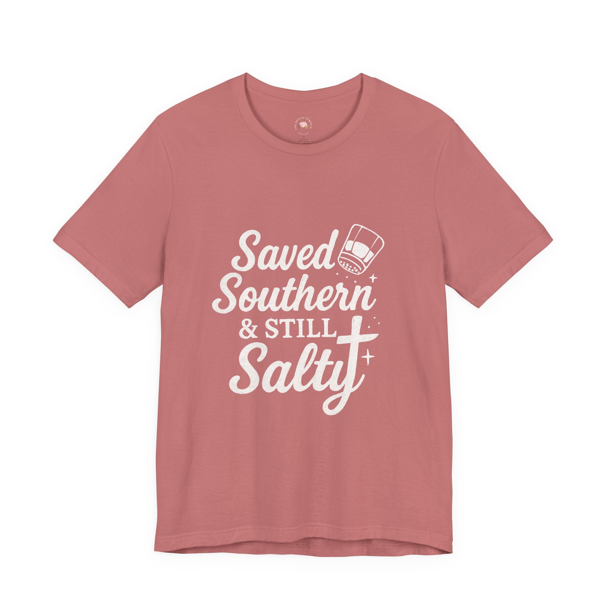 Saved, Southern & Still Salty T-Shirt | Faith & Sass Graphic Tee – The Bougie Pumpkin Boutique