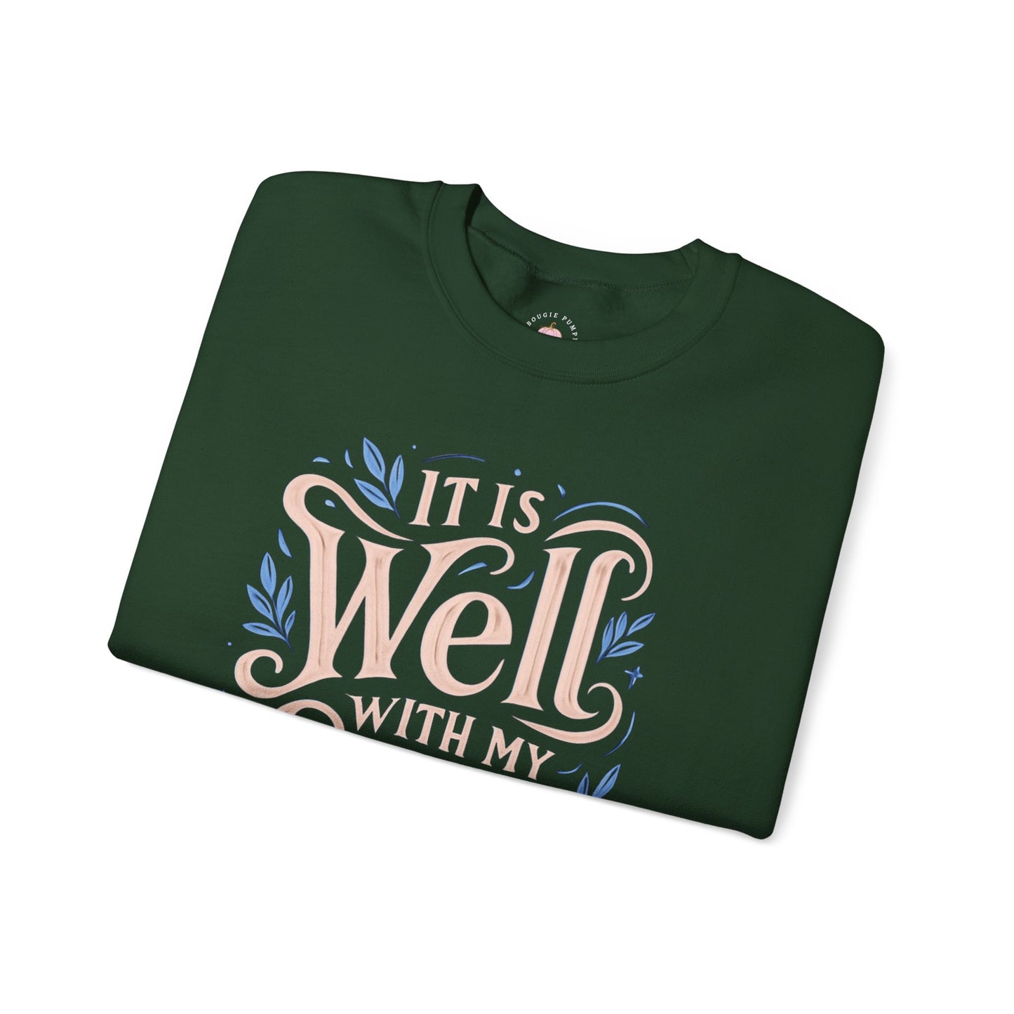 Soulful Comfort Crewneck Sweatshirt - Cozy Gift for Faith Lovers, Inspirational Apparel, Motivational Sweatshirt, Religious Gift, [...]