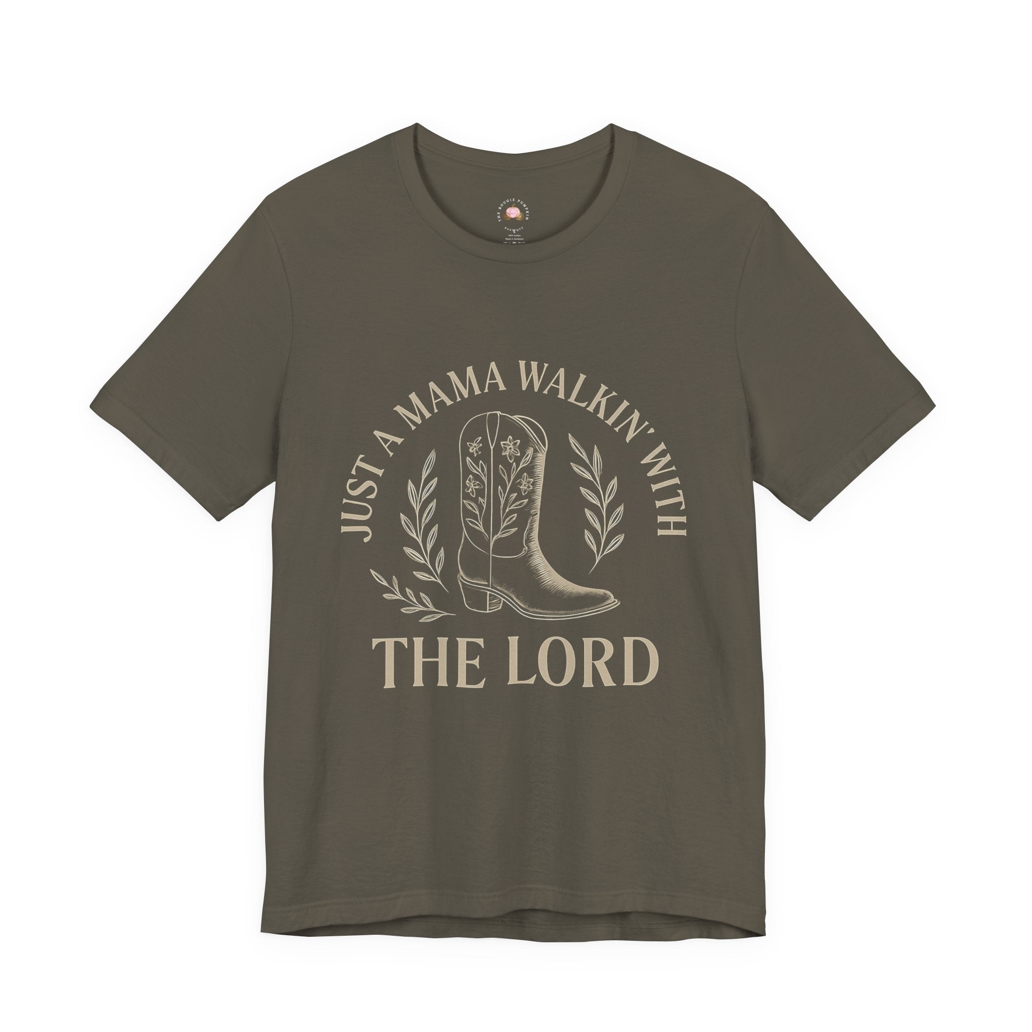 Christian T-Shirt - "Just Walkin' With The Lord" Faith Tee