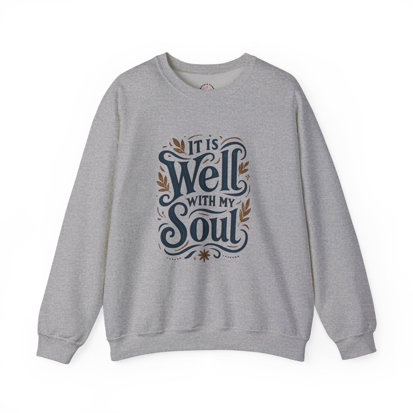 Soulful Comfort Crewneck Sweatshirt - Cozy Gift for Faith Lovers, Inspirational Apparel, Motivational Sweatshirt, Religious Gift, [...]