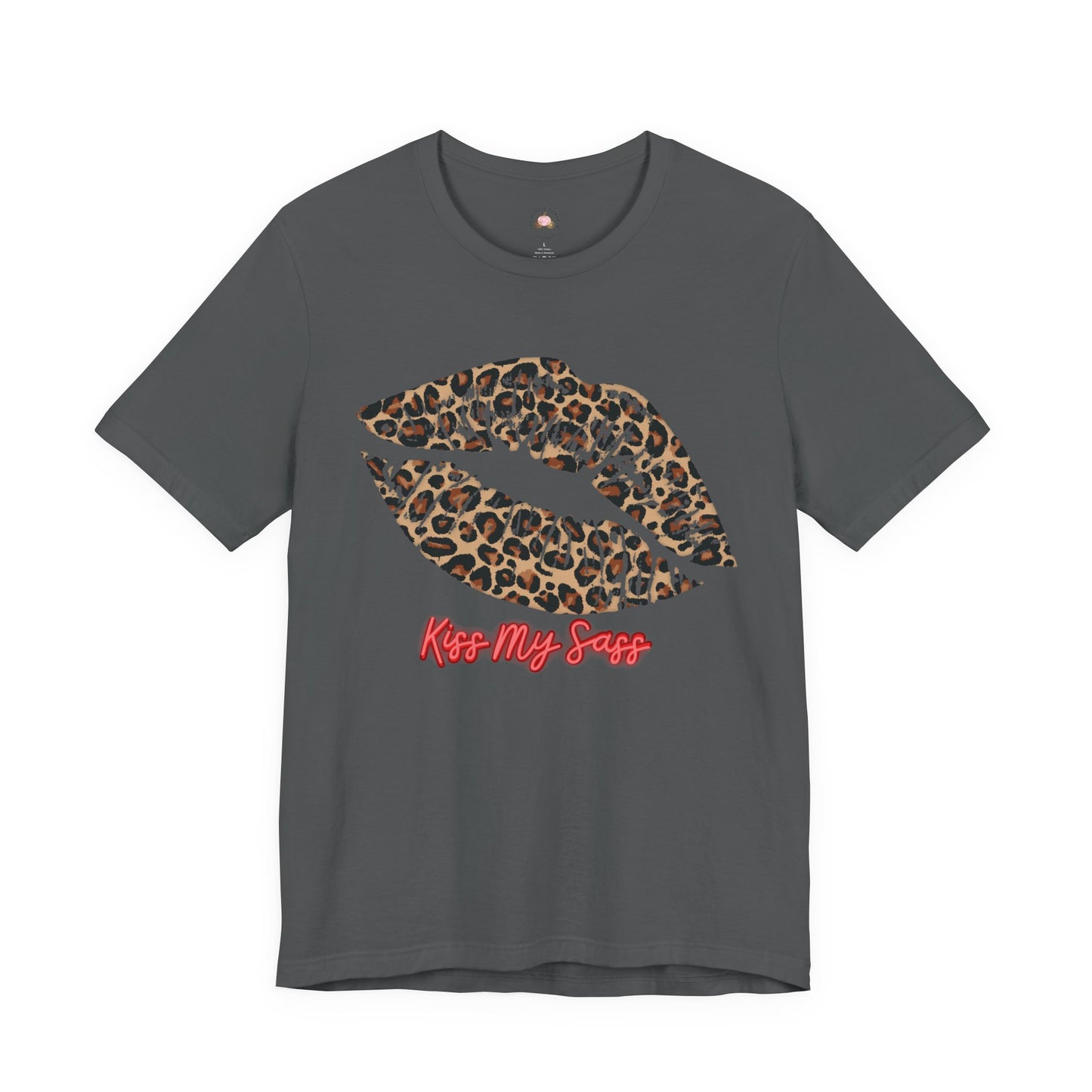 Funny Leopard Kiss Unisex Tee - Kiss My Sass
