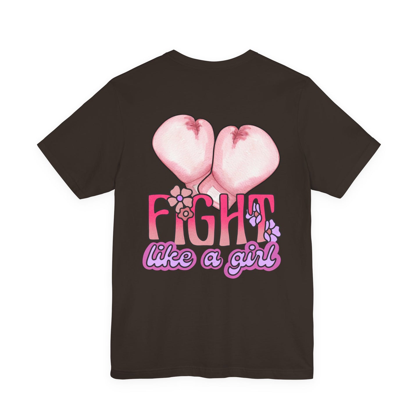 Empowerment Tee: Fight Like a Girl Unisex Jersey Short Sleeve T-Shirt, Awareness Shirt, Cancer Support Apparel, Gift for Fighters, [...]