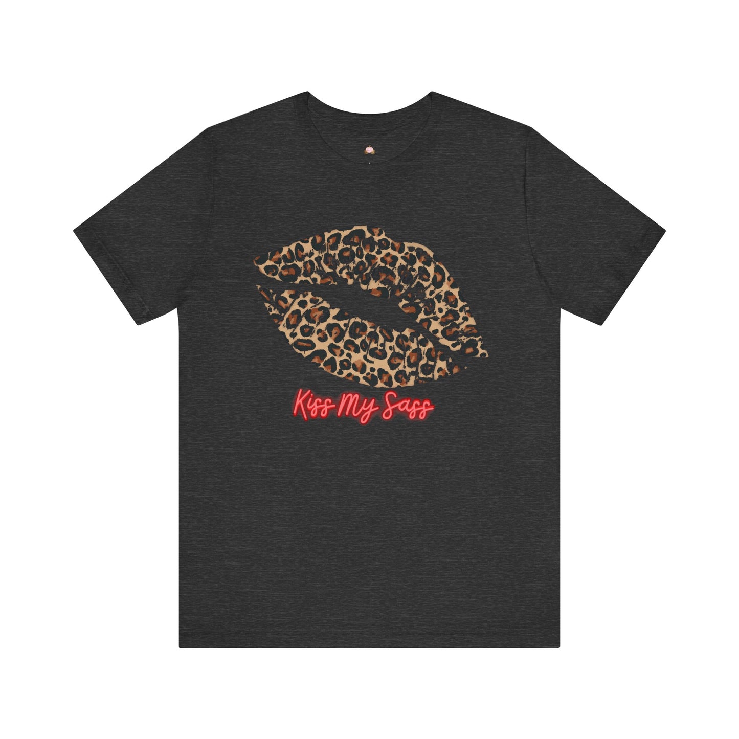 Funny Leopard Kiss Unisex Tee - Kiss My Sass