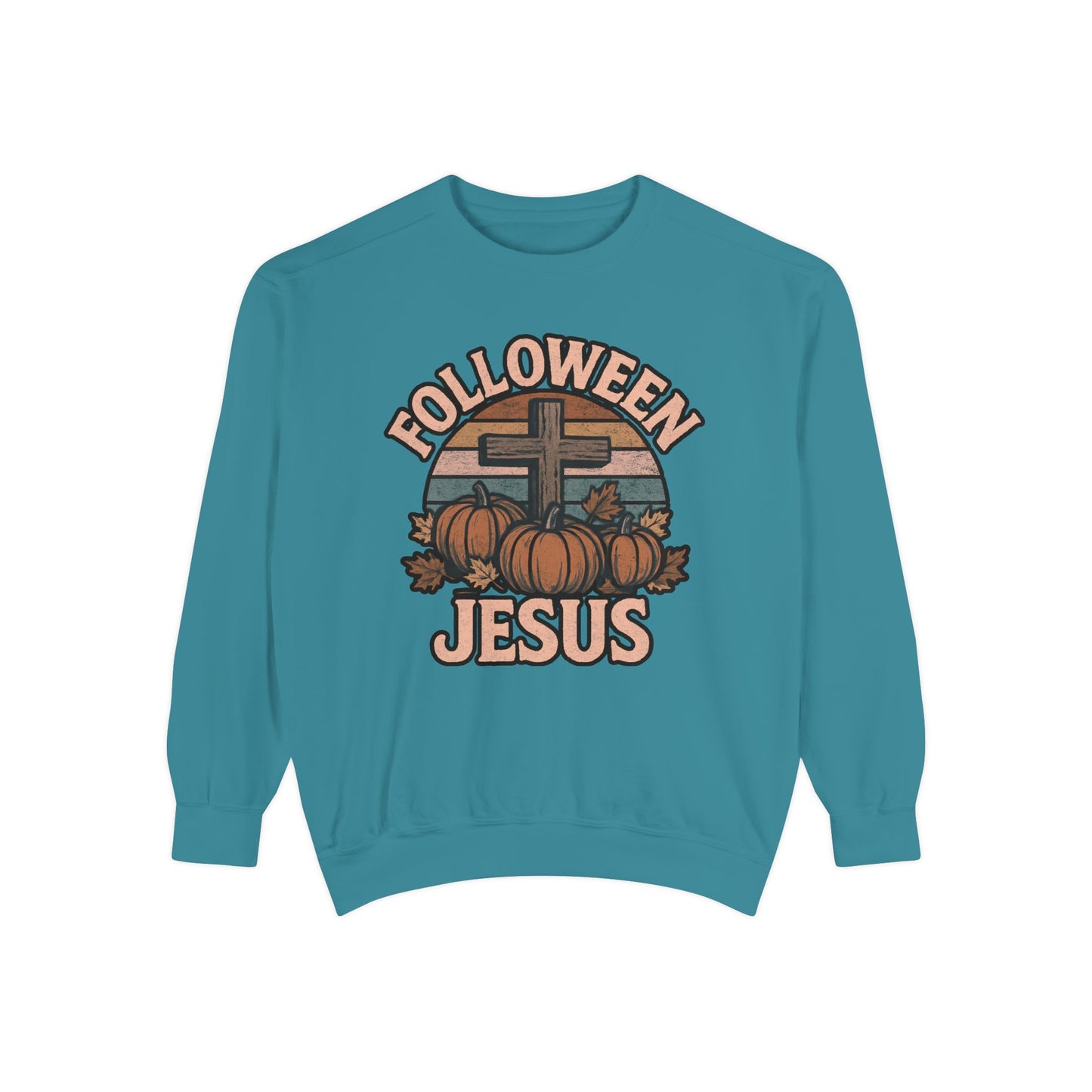 Follower Jesus Sweatshirt - Unisex Fall Apparel, Cute Halloween Gift, Faith-Based Clothing, Autumn Style - The Bougie Pumpkin Boutique