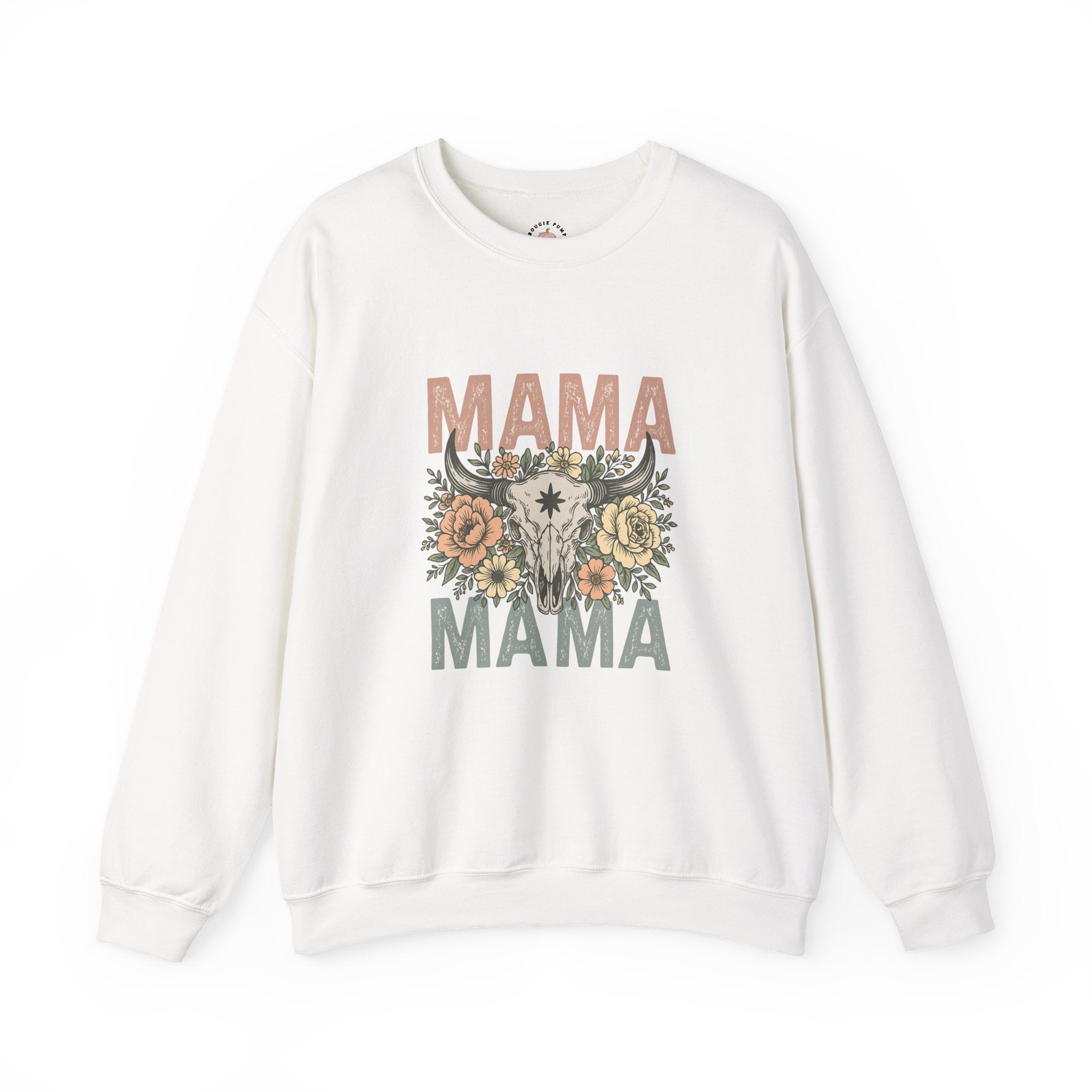 Floral Mama Skull Sweatshirt | Faith, Fashion & Sass – The Bougie Pumpkin Boutique