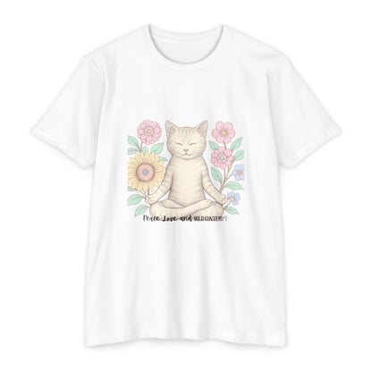 Zen Cat T-shirt - Funny and Snarky Cat Humor Design