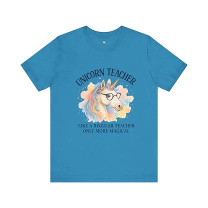 Unisex Tee - Unicorn Teacher Funny Design