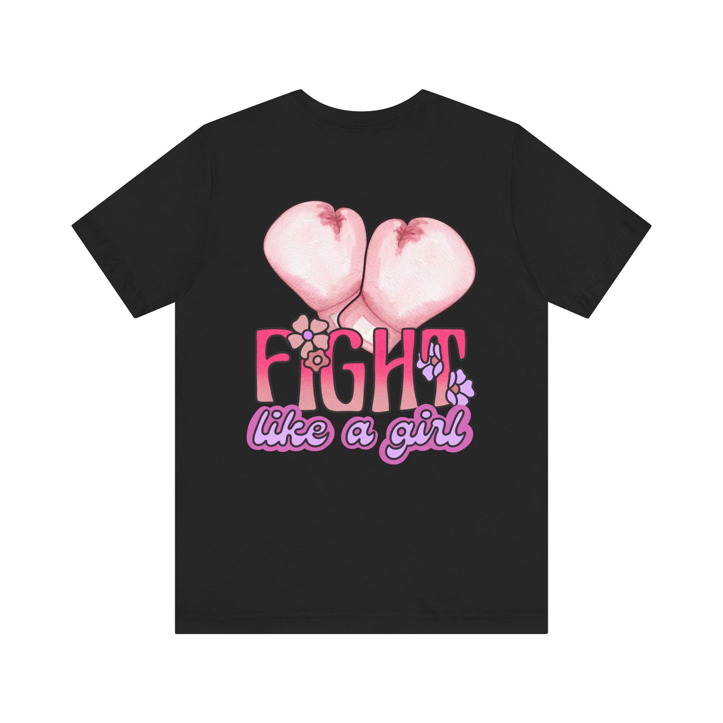 Empowerment Tee: Fight Like a Girl Unisex Jersey Short Sleeve T-Shirt, Awareness Shirt, Cancer Support Apparel, Gift for Fighters, [...]