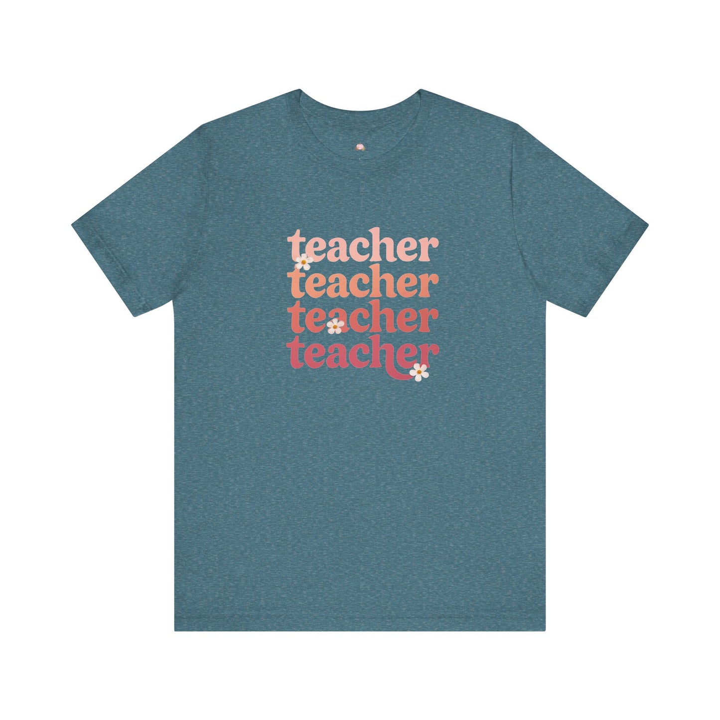 Teacher Vibes Unisex Jersey Tee - Perfect Gift for Educators, Teacher Appreciation, Classroom Style, Graduation Gift, Everyday Wear