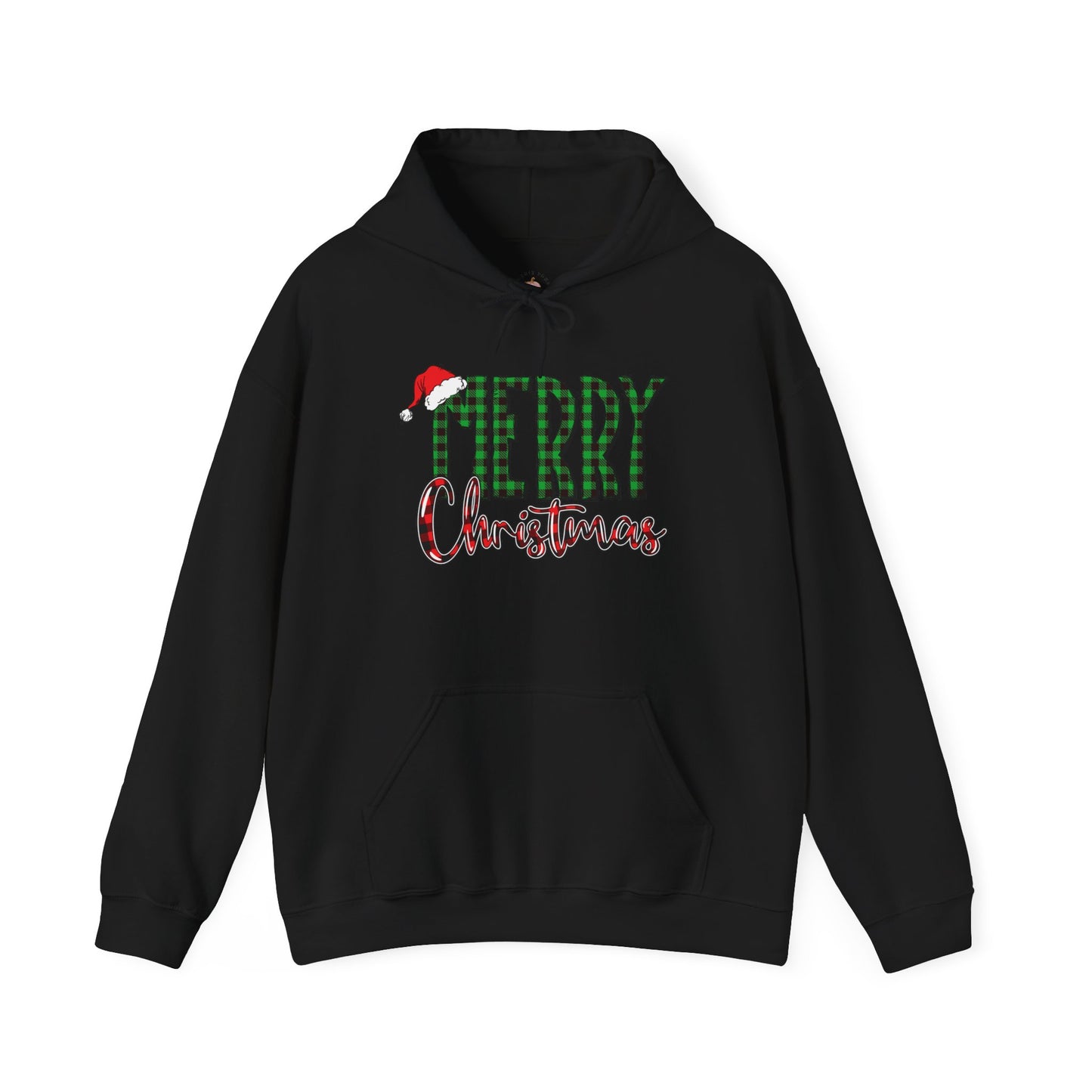 Merry Christmas Hooded Sweatshirt, Festive Holiday Apparel, Winter Warmth, Cozy Gift, Unisex Christmas Sweater, Seasonal Comfort