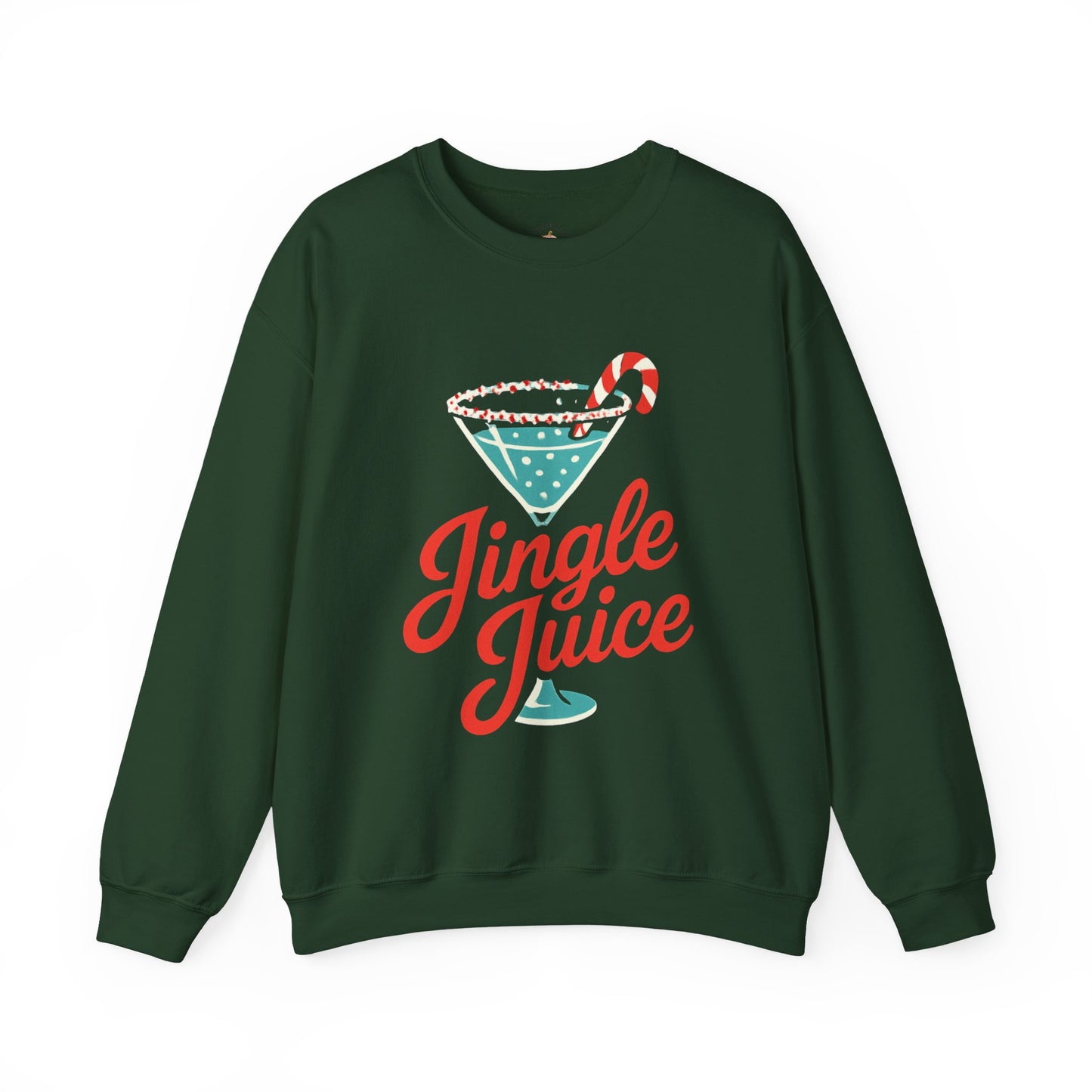 Jingle Juice Crewneck Sweatshirt | Holiday Gift, Cozy Apparel, Unisex, Christmas, Festive Style