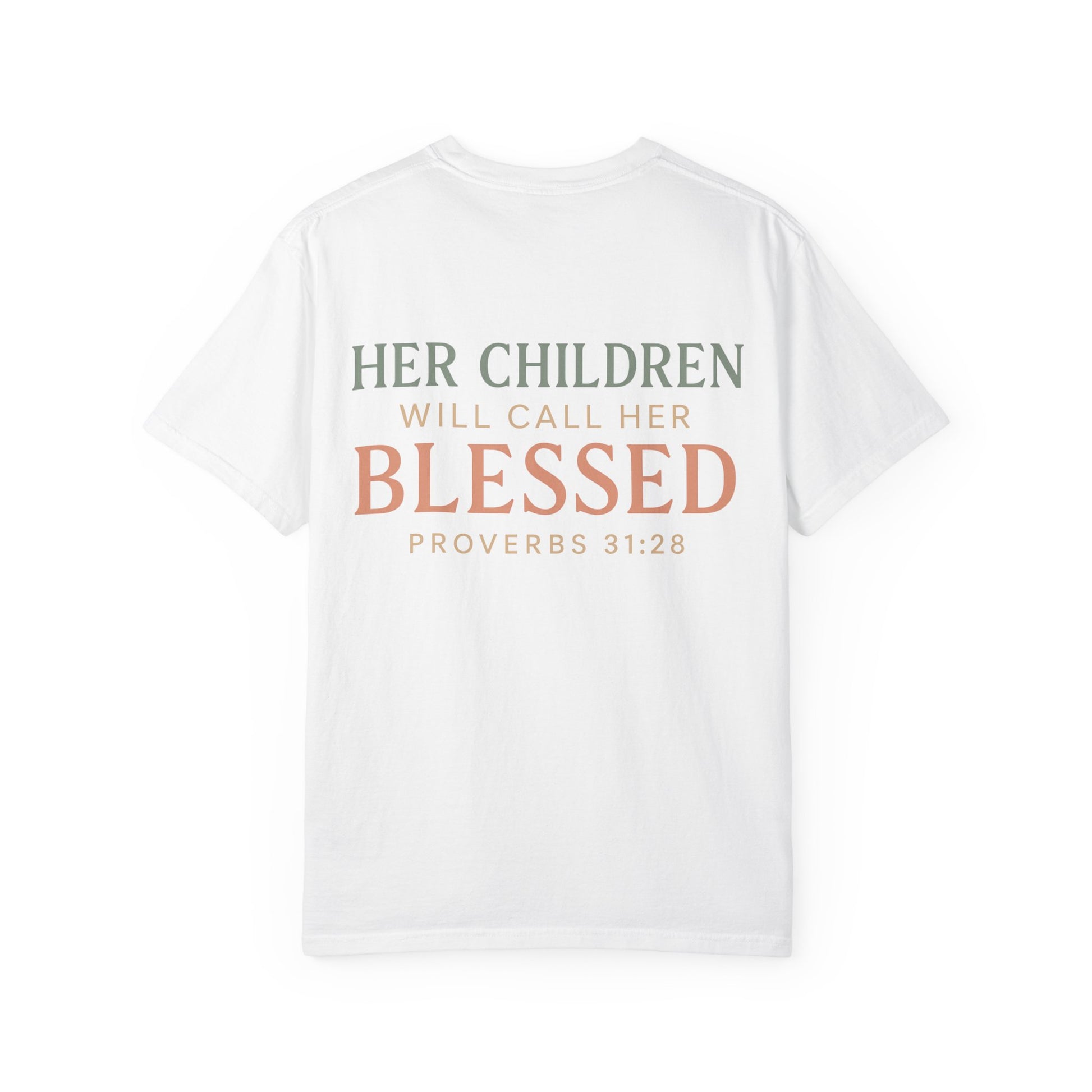 Mama Shirt – Her Children Will Call Her Blessed | Proverbs 31:28 | The Bougie Pumpkin Boutique - The Bougie Pumpkin Boutique