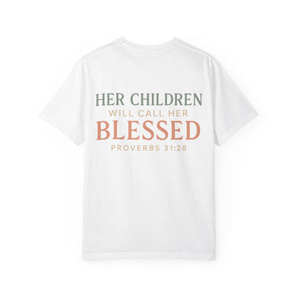 Mama Shirt – Her Children Will Call Her Blessed | Proverbs 31:28 | The Bougie Pumpkin Boutique - The Bougie Pumpkin Boutique
