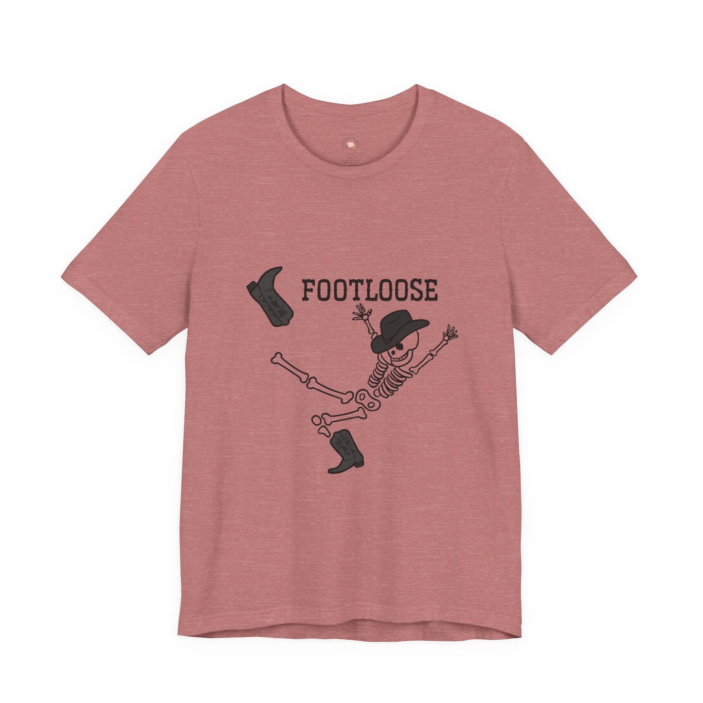 Footloose Skeleton Tee, Fun Graphic Shirt, Halloween Costume Top, Dance Party Apparel, Unisex Halloween Shirt, Gift for Dancers