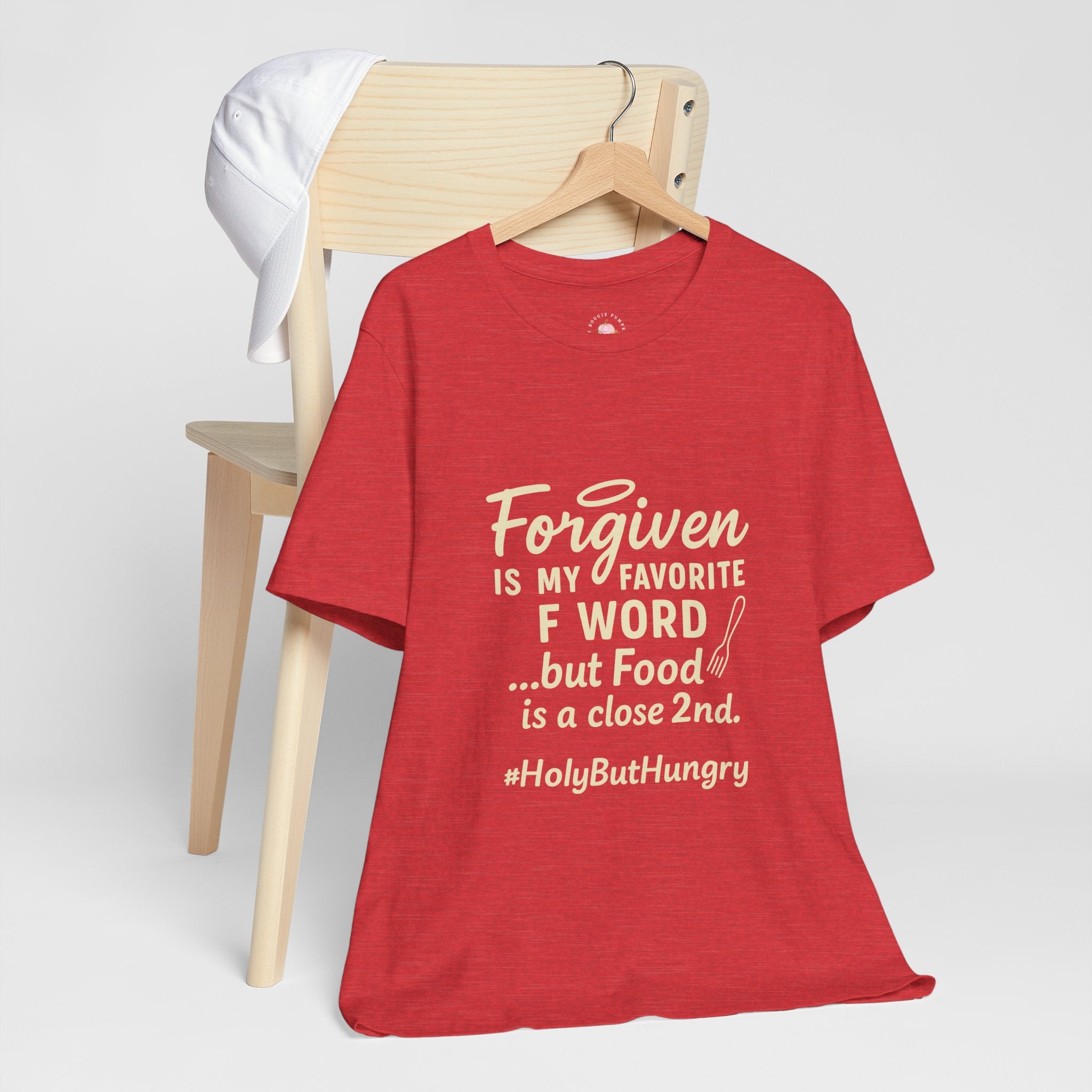Forgiven Is My Favorite F-Word Tee — Funny Christian Foodie Shirt