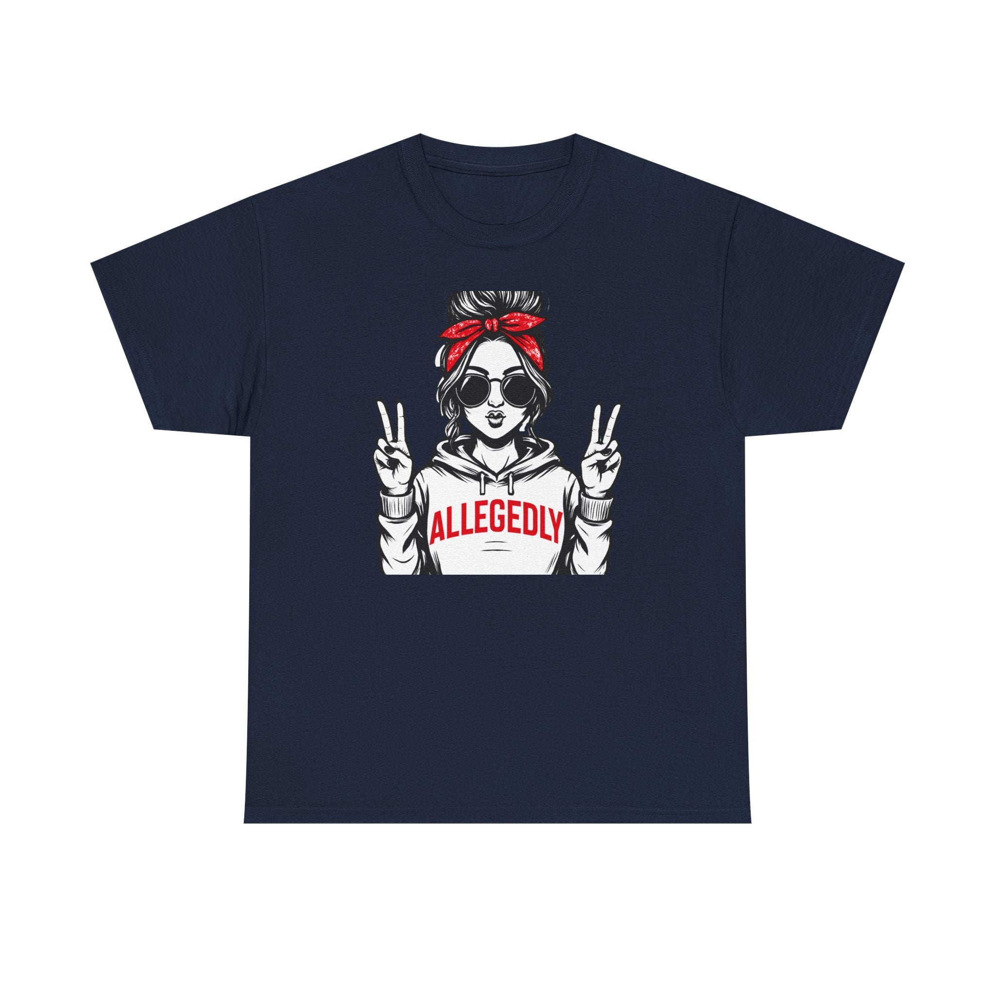 Allegedly Retro Rosie Peace Sign Tee