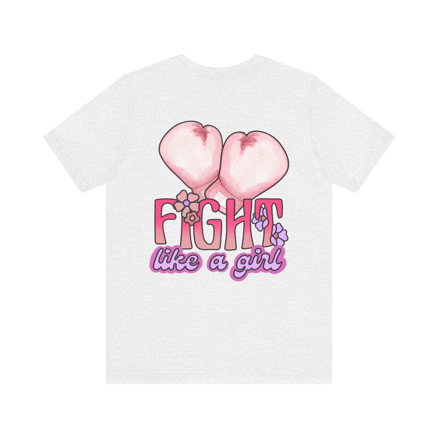 Empowerment Tee: Fight Like a Girl Unisex Jersey Short Sleeve T-Shirt, Awareness Shirt, Cancer Support Apparel, Gift for Fighters, [...]
