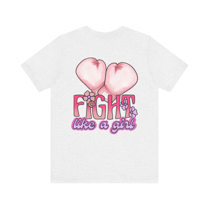 Empowerment Tee: Fight Like a Girl Unisex Jersey Short Sleeve T-Shirt, Awareness Shirt, Cancer Support Apparel, Gift for Fighters, [...]