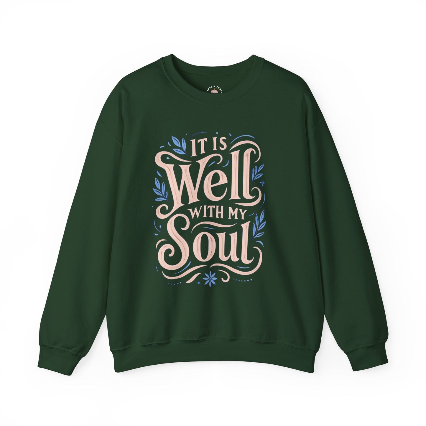 Soulful Comfort Crewneck Sweatshirt - Cozy Gift for Faith Lovers, Inspirational Apparel, Motivational Sweatshirt, Religious Gift, [...]