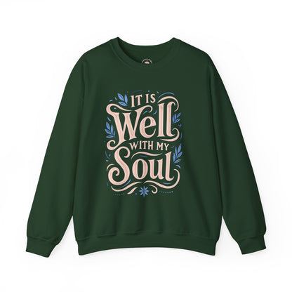 Soulful Comfort Crewneck Sweatshirt - Cozy Gift for Faith Lovers, Inspirational Apparel, Motivational Sweatshirt, Religious Gift, [...]