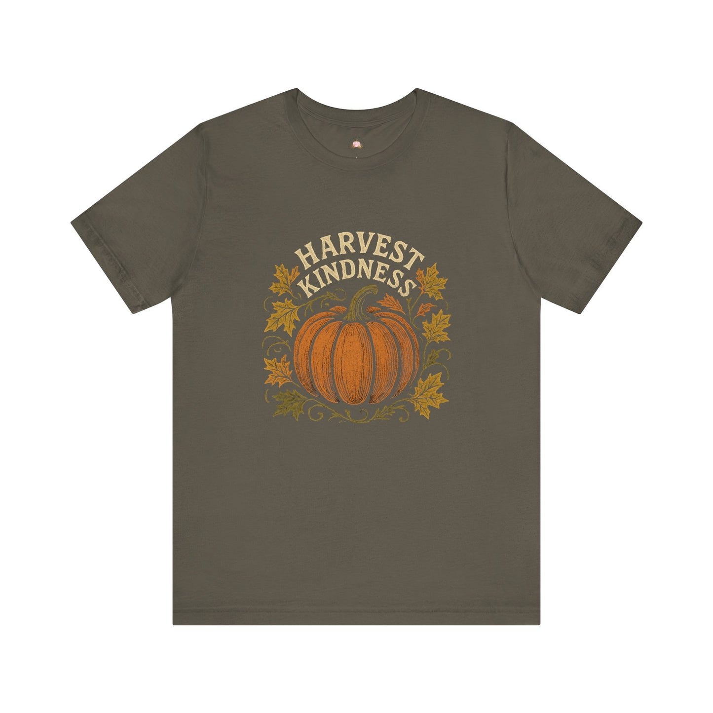 Harvest Kindness Tee - Unisex Jersey Short Sleeve Tee, Fall Fashion, Autumn Apparel, Thanksgiving Shirt, Gift for Friends, Cozy Casual Wear