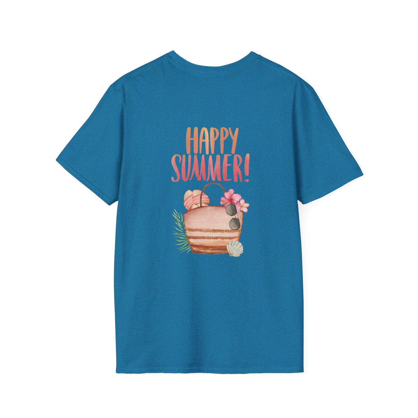 Happy Summer Unisex T-Shirt - Vacation Shirt and Beachwear