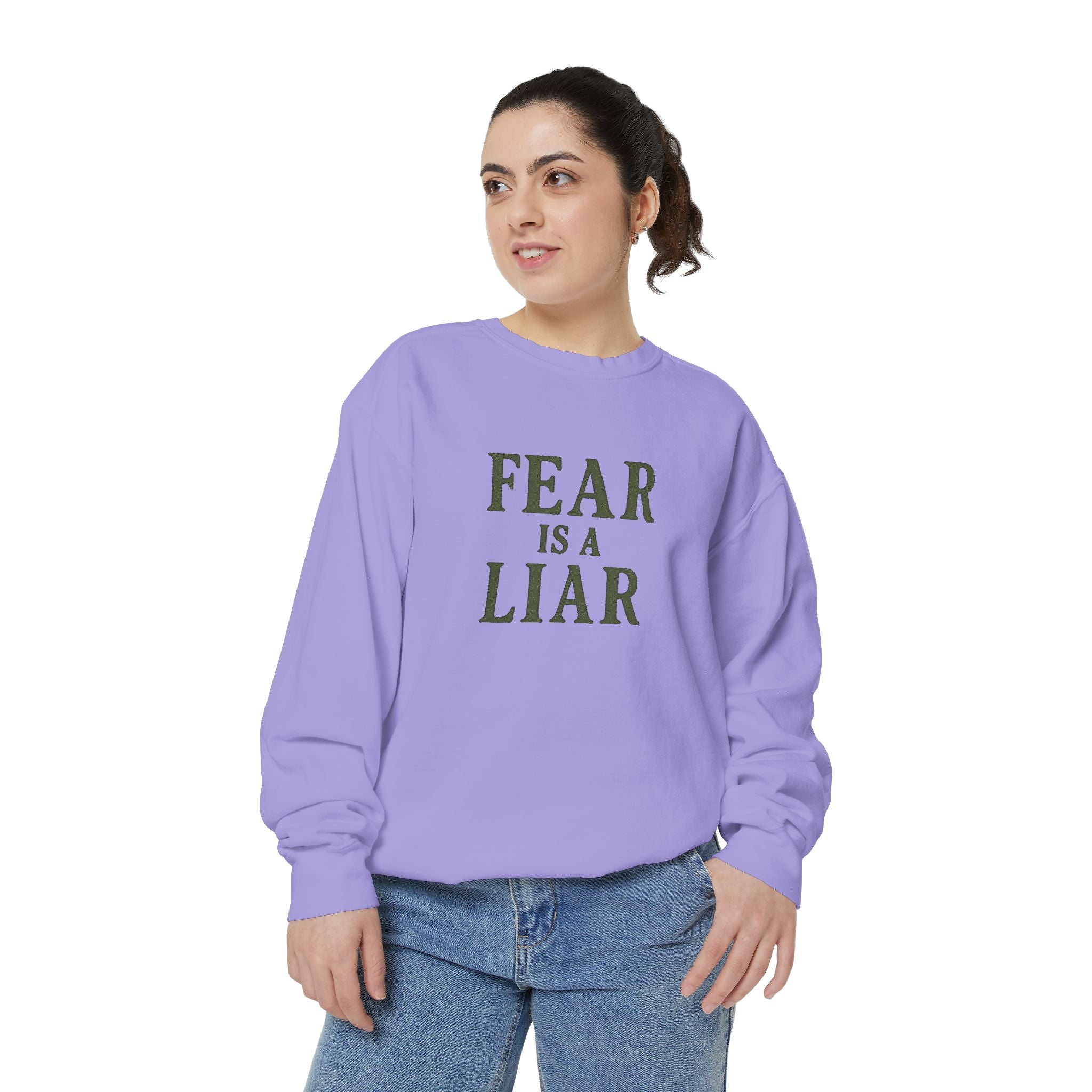 Fear Is a Liar Sweatshirt | Christian Faith Crewneck – The Bougie Pumpkin Boutique