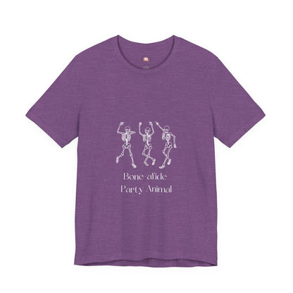Halloween Skeleton Tee - Unisex Jersey Short Sleeve